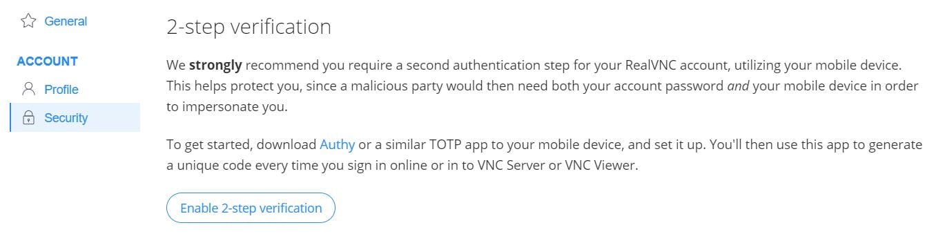 vnc server security type detection